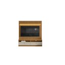 Ver imagem 6 de Rack com Painel Ripado para Tv até 75 Polegadas com Led 2 Nichos 2 Gavetas Ouro Preto