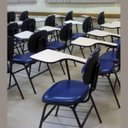 Ver imagem 6 de Kit 2 Cadeiras com Porta Livros Universitária Azul