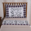 Ver imagem 3 de Jogo de Lençol Masculino 3 Peças Boy Cama Solteiro Menino 300 Fios Estampado Cáqui