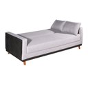 Ver imagem 7 de Sofá Cama Yara 3 Lugares Reclinável 205cm Cinza Bom Pastor