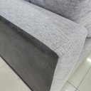 Ver imagem 2 de Sofá Cama Yara 3 Lugares Reclinável 205cm Cinza Bom Pastor