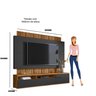 Painel para TV até 70 Polegadas 2 Portas Sena  - 5