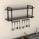 Ver imagem 5 de Nicho Industrial Decorativo para Cozinha 100cm Pp F.gnd
