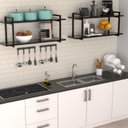 Ver imagem 4 de Nicho Industrial Decorativo para Cozinha 100cm Pp F.gnd