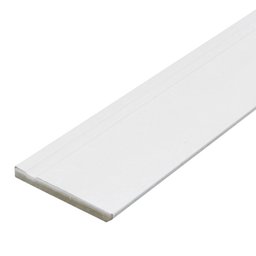 Rodapé de MDF 15cm x 15mm x 2.20m MDF Revestido Frisado Casablanca - 1