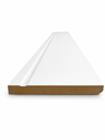 Ver imagem 4 de Rodapé de MDF 15CMX15MMX2.20MMDF Revestido Frisado Branco Casablanca