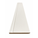 Ver imagem 2 de Rodapé de MDF 15CMX15MMX2.20MMDF Revestido Frisado Branco Casablanca