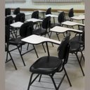 Ver mais imagens de Kit 2 Cadeiras com Porta Livros Universitária Preto