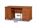 Ver imagem 4 de Escrivaninha Linz 6 Gavetas 80 X 176 X 50 Cm (a X L X P)