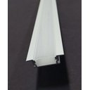 Ver imagem 2 de Perfil Fita Led Embutir 2 Metros 24x7mm Slim Branco Difusor Fosco R2-b