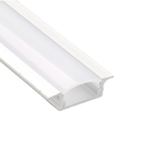 Ver imagem 1 de Perfil Fita Led Embutir 2 Metros 24x7mm Slim Branco Difusor Fosco R2-b