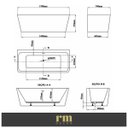 Ver mais imagens de Banheira Luxo Freestanding Imersão Milão Branco 1,7m Pex