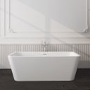 Ver imagem 1 de Banheira Luxo Freestanding Imersão Milão Branco 1,7m Pex