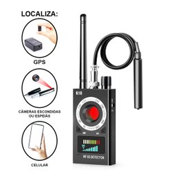 Detector Sinal Localizador Camera Escondida Rastreador Gps Escuta Infravermelho Portatil Anti Espiao - 17