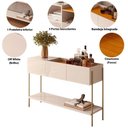 Ver imagem 5 de Aparador e Mesa de Centro Portugal 3 Portas MDP Cinamomo e Off White Madetec Móveis