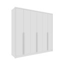 Ver imagem 1 de Guarda Roupa Casal 6 Portas 6 Gavetas 100% Mdf Fortuna S/ Espelho S/ Pés - Tcil Neve