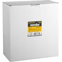 Ver imagem 2 de Lixeira Retangular 5 Litros Inox Branca 6356005002 Vonder