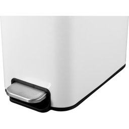 Lixeira Retangular 5 Litros Inox Branca 6356005002 Vonder - 3