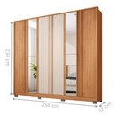 Ver imagem 3 de Roupeiro Loft Moviment 2.5 Freijó Off White Sued Lux
