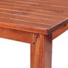 Conjunto Sala de Jantar 1 Mesa Tampo Madeira Maciça Quadrado 6 Cadeiras  - 8