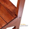 Conjunto Sala de Jantar 1 Mesa Tampo Madeira Maciça Quadrado 6 Cadeiras  - 11