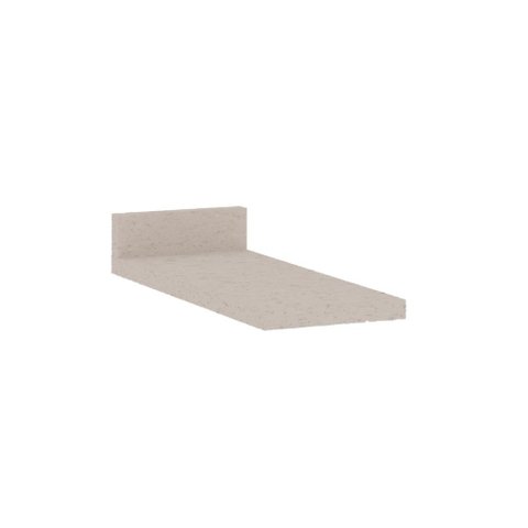 Tampo para Balcão 20cm Cozinha Modulada Cristal 25mm Mdf Cor:mineral