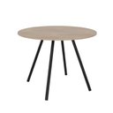 Ver imagem 1 de Mesa Redonda 90cm Pé Palito Débora Preto/Fosco/Elmo