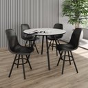 Ver imagem 2 de Mesa Redonda 90cm Pé Palito Débora