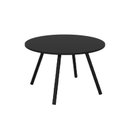 Ver imagem 1 de Mesa Tampo Redondo 60cm Pés Palito Betina Preto/Fosco