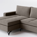 Ver imagem 4 de Sofá 4 Lugares Living Fixo Viena com Chaise 2,70m em Linho:bege Avelã