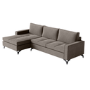 Ver imagem 1 de Sofá 4 Lugares Living Fixo Viena com Chaise 2,70m em Linho:bege Avelã