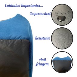 Cama Toca Iglu 3 em 1 Suede Cachorro e Gato Frio Quente Pet Tamanho M - Azul - 7
