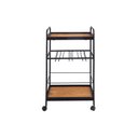 Ver imagem 2 de Carrinho Bar Bebidas Adega Dipi Decorativo Studio Metal Madeira Carrinho Dipi Preto