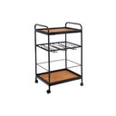 Ver imagem 1 de Carrinho Bar Bebidas Adega Dipi Decorativo Studio Metal Madeira Carrinho Dipi Preto