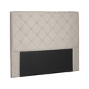Ver imagem 1 de Cabeceira Tania Cama Box Casal 140cm Suede - SSX Multicoisas - Bege