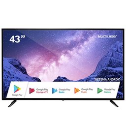Smart Tv Multilaser 43" TL046 Android Full HD/WI-FI/HDMI/USB - 1