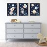 Kit 3 Quadros Astronauta Planetas Foguete Espaço Quarto Menino Infantil Bebê - 4