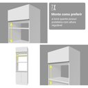 Ver mais imagens de Armário de Cozinha Completa 270 cm Branco Glamy Madesa 17