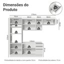 Ver imagem 3 de Armário de Cozinha Completa 270 cm Branco Glamy Madesa 17