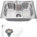 Ver imagem 1 de Cuba para Cozinha Gourmet Pia Aço Inox com Acessórios Nawa 50x42