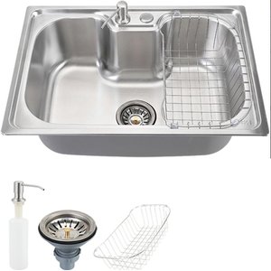 Cuba para Cozinha Gourmet Pia Aço Inox com Acessórios Nawa 50x42