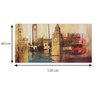 Quadro Decorativo em Tela de Tecido Big Bem Red Bus Londres Decore Pronto - 3