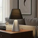 Ver imagem 1 de Abajur Luminaria de Mesa Clássico Elegante Cone Decoração Iluminação Casa Sala, Quarto, Escritório
