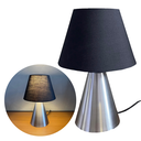 Ver imagem 2 de Abajur Luminaria de Mesa Clássico Elegante Cone Decoração Iluminação Casa Sala, Quarto, Escritório