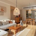 Ver imagem 6 de Pendente Fibra Natural Rattan Vime Mesa Quarto Cesto Fib02