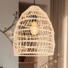 Pendente Fibra Natural Rattan Vime Mesa Quarto Cesto Fib02 - 1