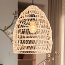 Ver imagem 1 de Pendente Fibra Natural Rattan Vime Mesa Quarto Cesto Fib02