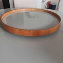 Ver imagem 1 de Prato Mesa Giratorio Gourmet Esmeralda/ Off White