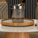 Ver imagem 2 de Prato Mesa Giratorio Gourmet Esmeralda/ Off White