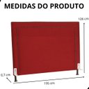Ver imagem 6 de Cabeceira de Cama Box Estofada 195 Cm King Viviane Suede